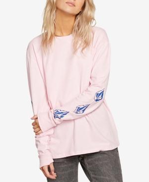 Volcom Juniors' Cotton Screen-print T-shirt