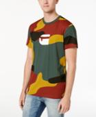 G-star Raw Men's Camouflage Logo-print T-shirt