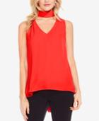 Vince Camuto High-low Hem Choker Top