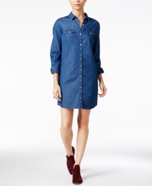 Maison Jules Chambray Shirtdress, Only At Macy's