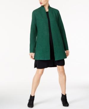 Eileen Fisher Wool Open-front Overcoat, Regular & Petite