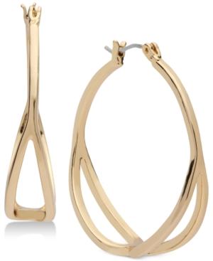 Ivanka Trump Gold-tone Split Hoop Earrings