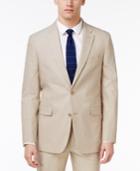 Tommy Hilfiger Men's Modern-fit Stretch Performance Khaki Suit Jacket