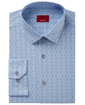 Alfani Men's Slim-fit Stretch Prism Print Dress Shirt, Created For Macy's