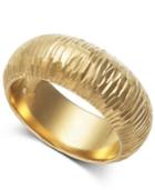 Signature Gold Diamond-cut 8mm Ring In 14k Gold