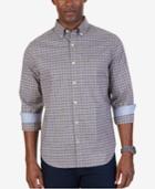 Nautica Men's Small Plaid Shirt