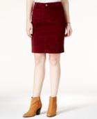Celebrity Pink Juniors' Corduroy Pencil Skirt