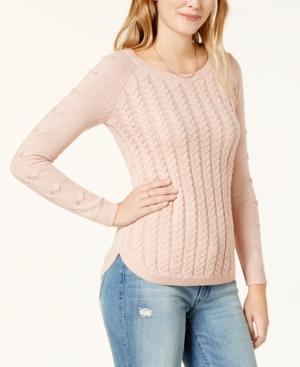 Maison Jules Cable-knit Sweater, Created For Macy's