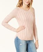 Maison Jules Cable-knit Sweater, Created For Macy's