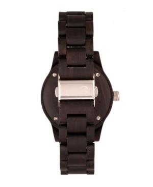Earth Wood Tuckahoe Marble-dial Wood Bracelet Watch Brown 40mm