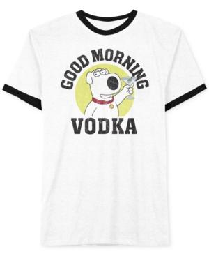 Jem Men's Family Guy Brian Griffin Good Morning Graphic-print T-shirt