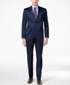 Ben Sherman Men's Slim-fit Stretch Comfort Navy Solid Suit