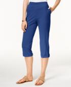 Alfred Dunner Cropped Pull-on Pants