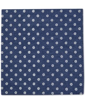 Tommy Hilfiger Men's Petaled Flower Print Pocket Square