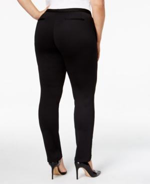Calvin Klein Plus Size Straight-leg Scuba Pants