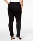 Calvin Klein Plus Size Straight-leg Scuba Pants