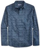 American Rag Men's Textured Check Cotton Shirt, Only At Macy's