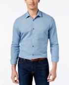 Alfani Men's Big And Tall Horizon Long-sleeve Shirt, Only At Macy's