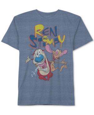 Jem Men's Ren And Stimpy Graphic-print T-shirt