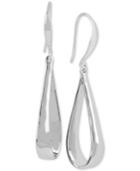 Robert Lee Morris Soho Silver-tone Sculptural Drop Earrings