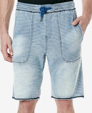 Buffalo David Bitton Men's Fisley Stripe Faux-fleece Shorts