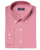 Club Room Estate Men's Classic-fit Wrinkle Resistant Americana Stripe Dress Shirt, Only At Macy's
