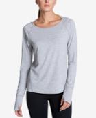 Dkny Open-back Thumb-hole Top