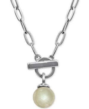 Majorica Sterling Silver Imitation Pearl Pendant Necklace