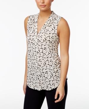 Charter Club V-neck Print Top, Only At Macy's