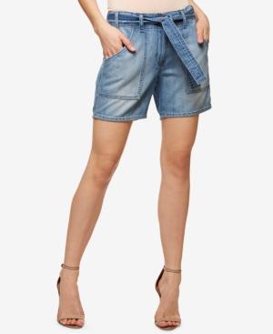 Sanctuary Karate Cotton Simona Wash Denim Shorts