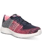 Skechers Women's Burst Abstract Flat Knit Running Sneakers From Finish Line