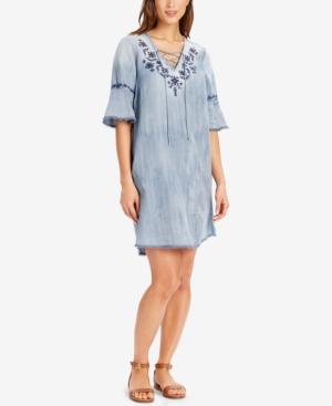 Vintage America Alisandra Embroidered Shift Dress