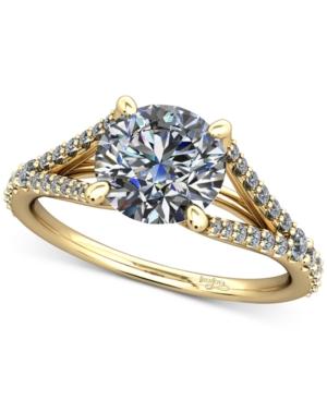 Diamond Split Shank Mount Setting (1/4 Ct. T.w.) In 14k Gold