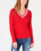 Hooked Up By Iot Juniors' Ribbed Sweater