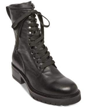 Self Made By Steve Madden Men's Rockey Leather Boots Men's Shoes