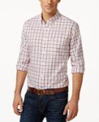 Tommy Hilfiger Big And Tall Men's Baldwin Tattersall Plaid Long-sleeve Shirt