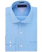 Tommy Hilfiger Classic-fit Easy Care Aqua Gingham Dress Shirt