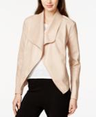 Bar Iii Flyaway Faux-leather Jacket, Only At Macy's