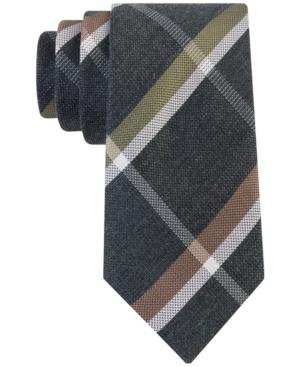 Kenneth Cole Reaction Melange Square Plaid Slim Tie
