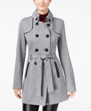 Bcx Juniors' Double-breasted Military Coat