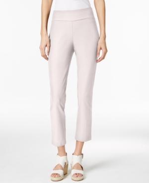 Eileen Fisher Washable Stretch Crepe Cropped Pants, Regular & Petite