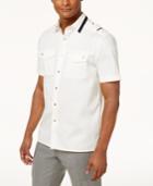 Sean John Men's Nautical Snap-front Shirt