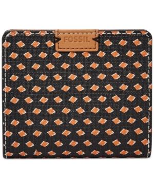 Fossil Emma Rfid Printed Bifold Mini Wallet