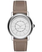 Marc Jacobs Women's Courtney Cement Leather Strap Watch 34mm Mj1507