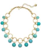 Kate Spade New York Gold-tone Colored Bead Statement Necklace