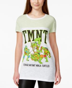 Freeze 24-7 Juniors' Ninja Turtles Contrast Graphic Tunic T-shirt