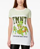 Freeze 24-7 Juniors' Ninja Turtles Contrast Graphic Tunic T-shirt