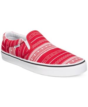 Vans M Asher Xmas Red Sneakers Men's Shoes