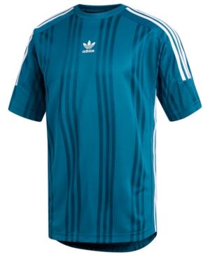 Adidas Men's Originals Jacquard-stripe T-shirt