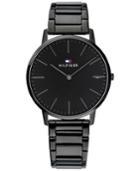 Tommy Hilfiger Men's Black Stainless Steel Bracelet Watch 40mm, Created For Macy's